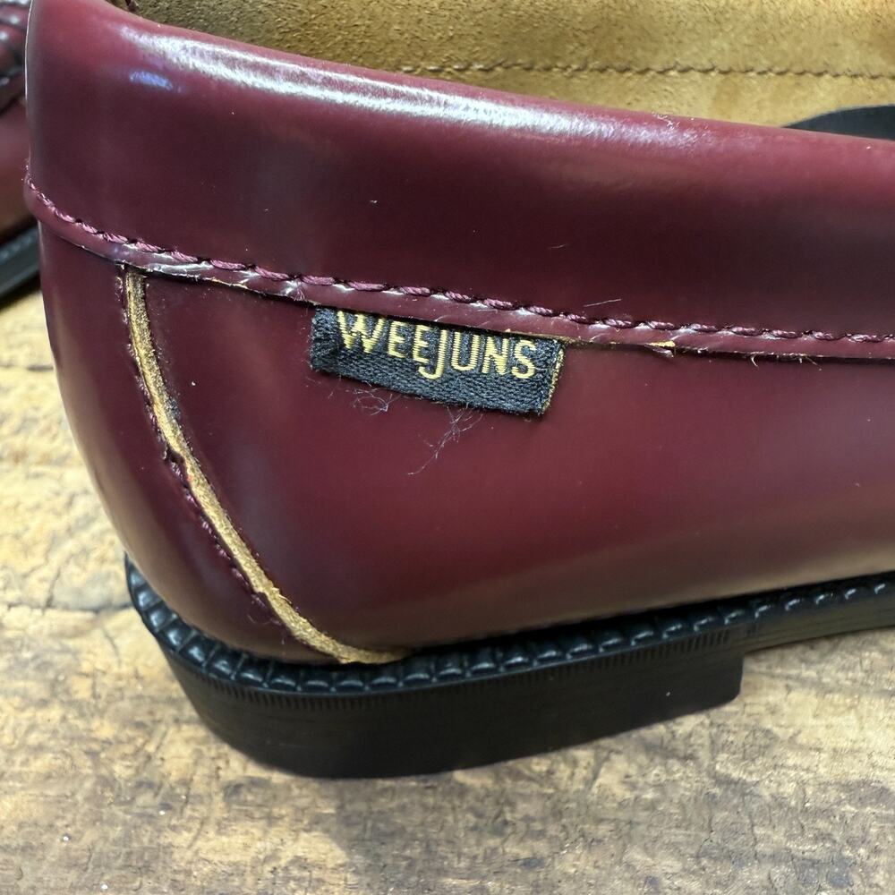 G.H. Bass Weejuns Madison Penny Loafers Burgundy Red Loafers Size 6 M VGUC - Picture 11 of 12